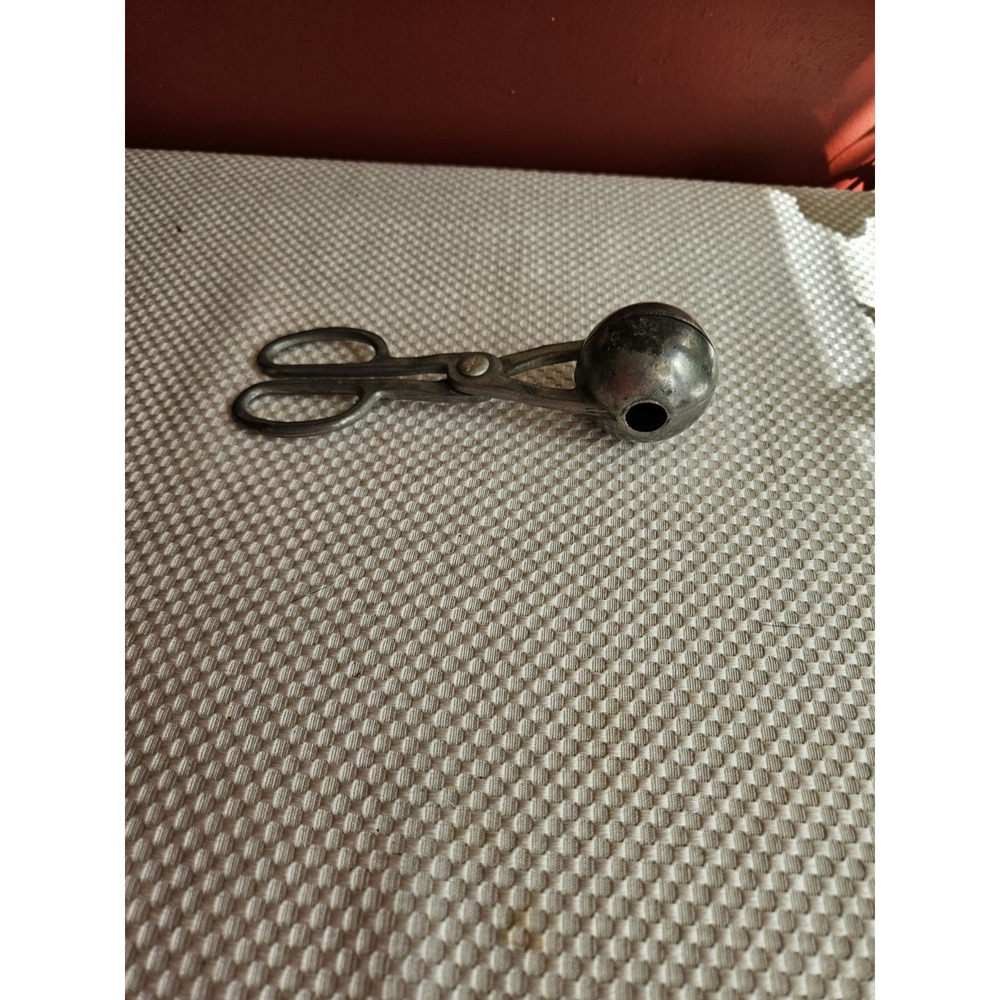 Vintage Japan Aluminum Meatball Maker Melon Baller Scissor Tongs Kitchen Tool